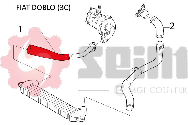 Seim Laadlucht-/turboslang 981189