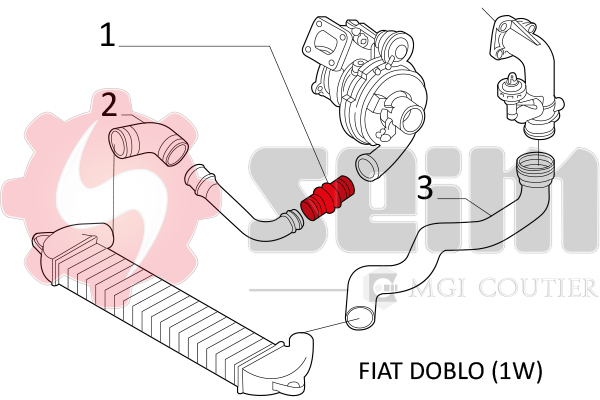 Seim Laadlucht-/turboslang 981191