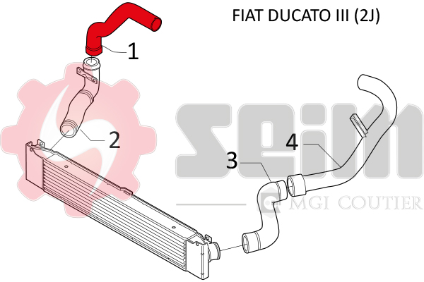 Seim Laadlucht-/turboslang 981206