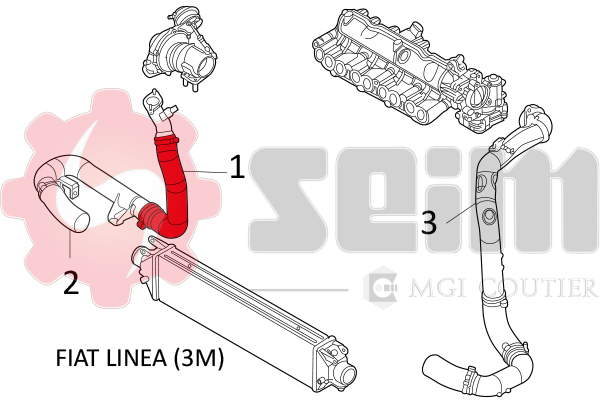 Seim Laadlucht-/turboslang 981223