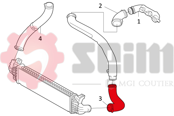 Seim Laadlucht-/turboslang 981236
