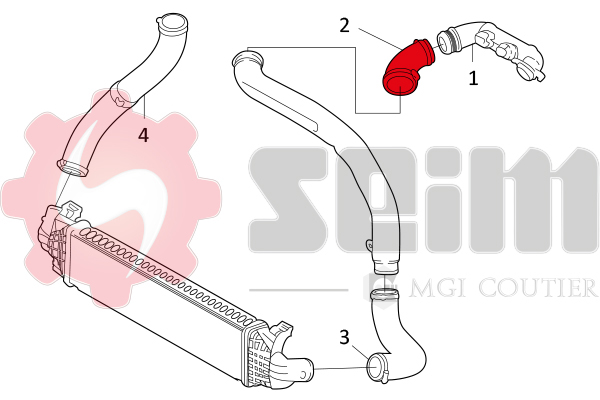 Seim Laadlucht-/turboslang 981237