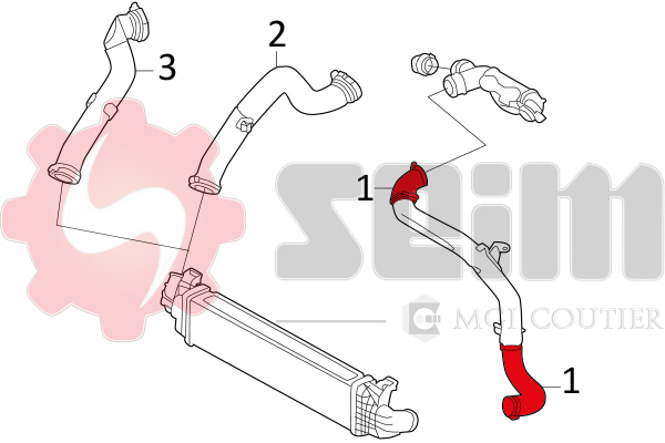 Seim Laadlucht-/turboslang 981237