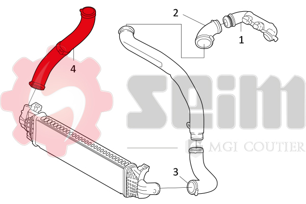 Seim Laadlucht-/turboslang 981238