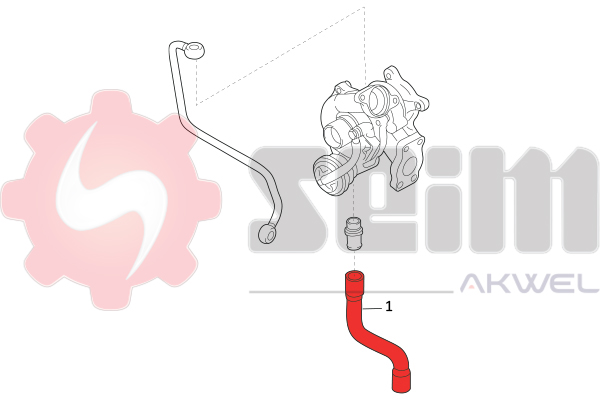 Seim Laadlucht-/turboslang 981244