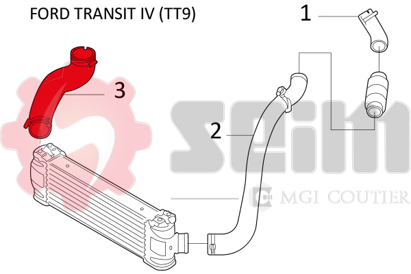 Seim Laadlucht-/turboslang 981281