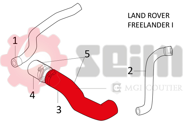 Seim Laadlucht-/turboslang 981340