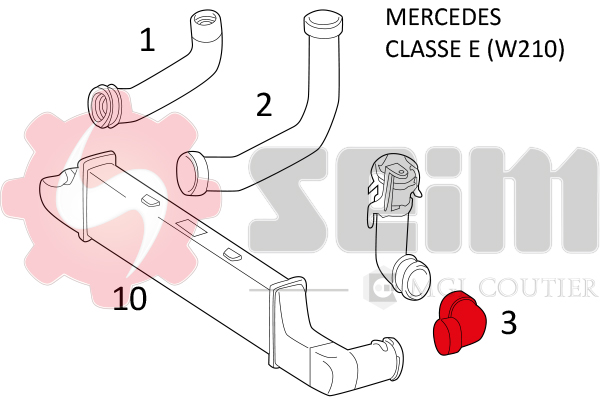 Seim Laadlucht-/turboslang 981354