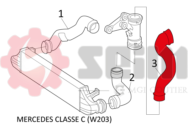 Seim Laadlucht-/turboslang 981387