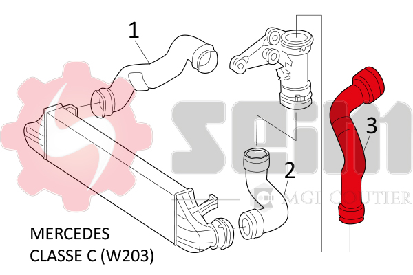 Seim Laadlucht-/turboslang 981389