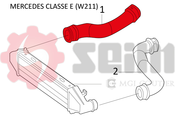 Seim Laadlucht-/turboslang 981397