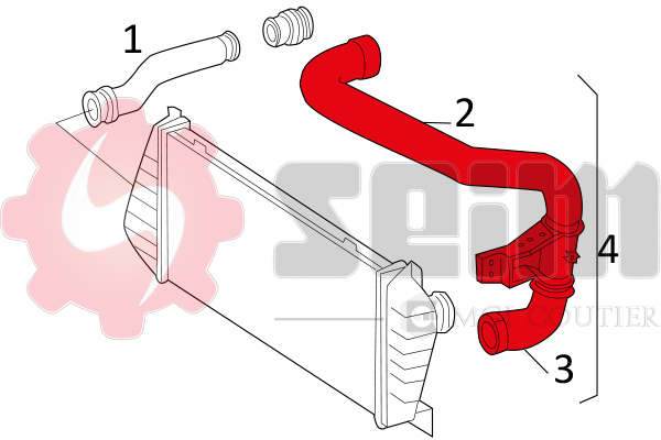 Seim Laadlucht-/turboslang 981410