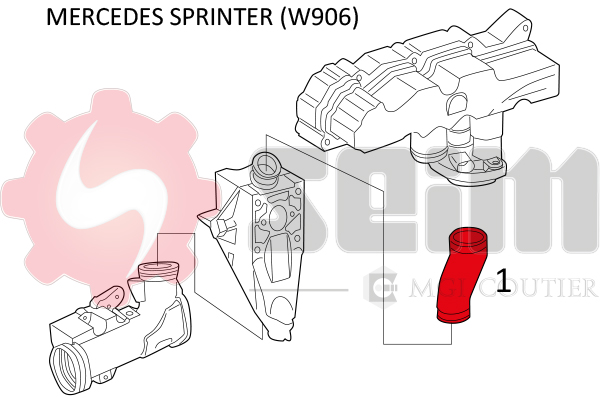 Seim Laadlucht-/turboslang 981418