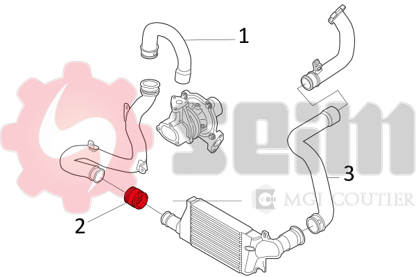 Seim Laadlucht-/turboslang 981473