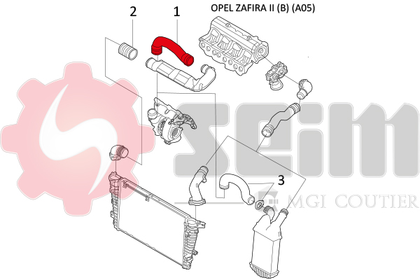 Seim Laadlucht-/turboslang 981501