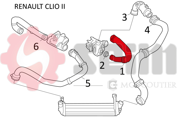 Seim Laadlucht-/turboslang 981510