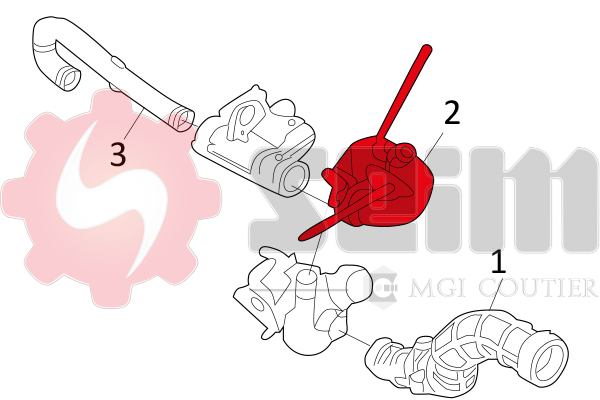 Seim Laadlucht-/turboslang 981511
