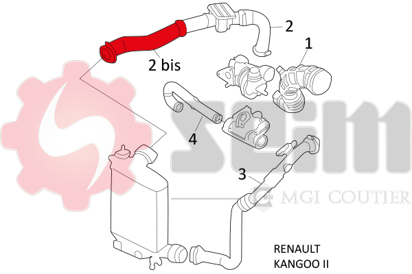 Seim Laadlucht-/turboslang 981533