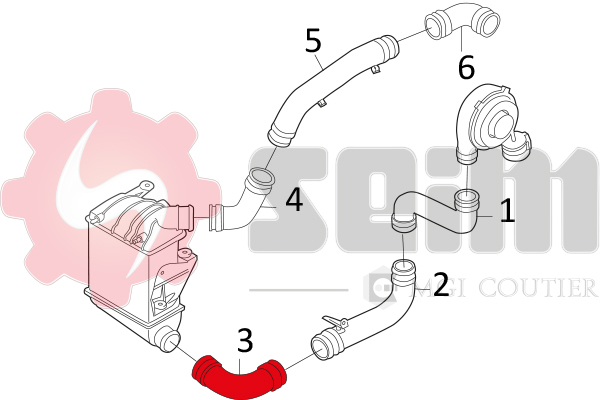 Seim Laadlucht-/turboslang 981599