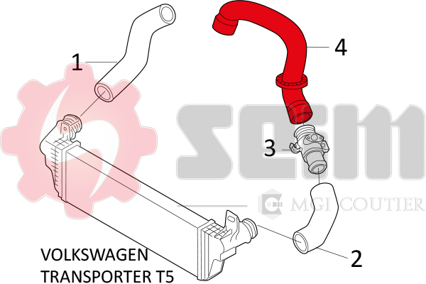 Seim Laadlucht-/turboslang 981624