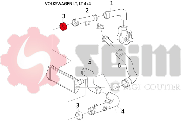 Seim Laadlucht-/turboslang 981644