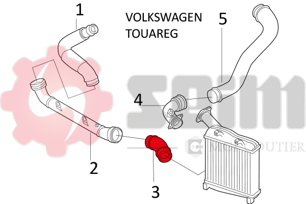 Seim Laadlucht-/turboslang 981657