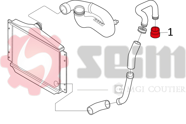 Seim Laadlucht-/turboslang 981667