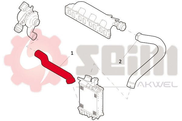 Seim Laadlucht-/turboslang 981676