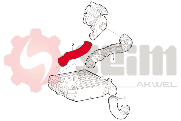 Seim Laadlucht-/turboslang 981677