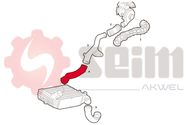 Seim Laadlucht-/turboslang 981677