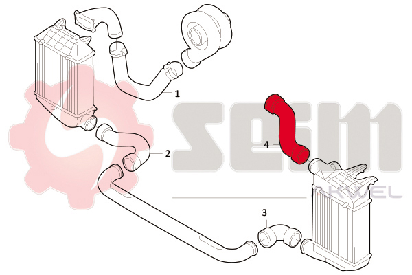 Seim Laadlucht-/turboslang 981682