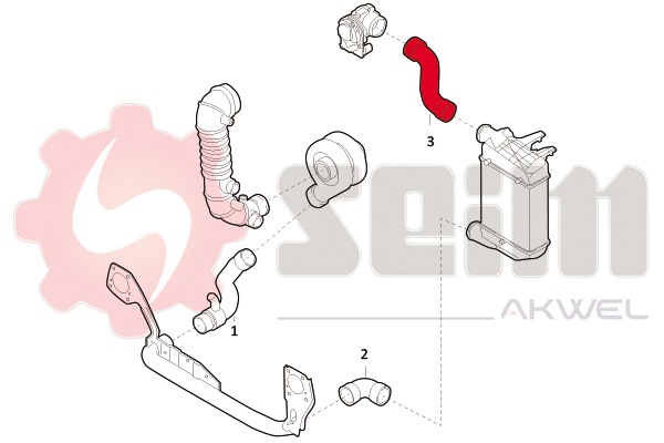 Seim Laadlucht-/turboslang 981682