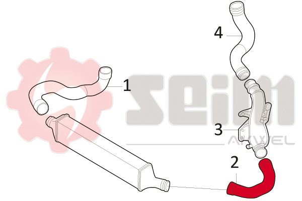 Laadlucht-/turboslang Seim 981683