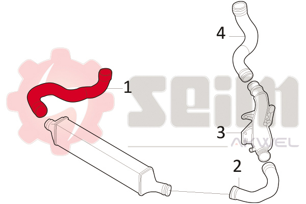 Seim Laadlucht-/turboslang 981686