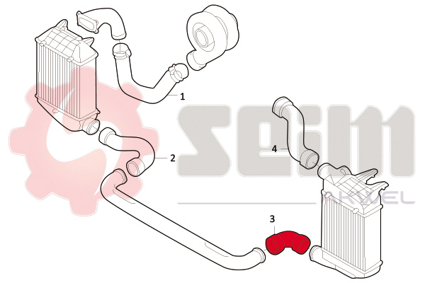 Seim Laadlucht-/turboslang 981687
