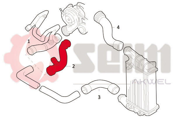 Seim Laadlucht-/turboslang 981689