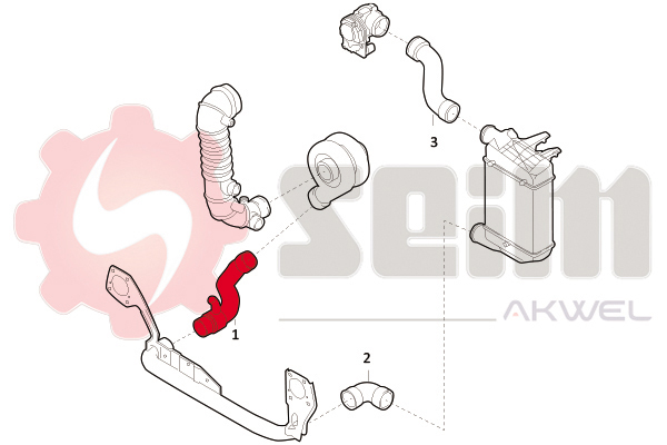 Seim Laadlucht-/turboslang 981689