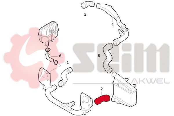 Seim Laadlucht-/turboslang 981690