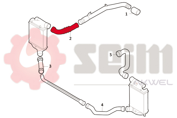 Seim Laadlucht-/turboslang 981691