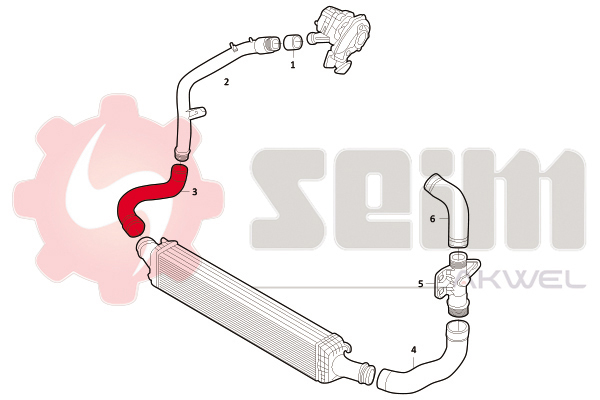 Seim Laadlucht-/turboslang 981696