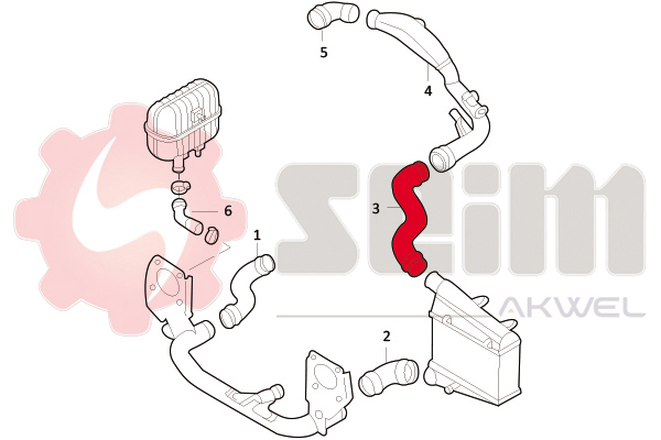 Seim Laadlucht-/turboslang 981700
