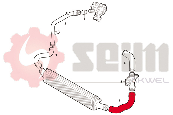 Seim Laadlucht-/turboslang 981701