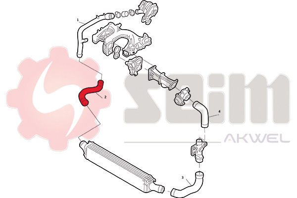 Seim Laadlucht-/turboslang 981703