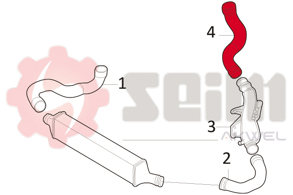Seim Laadlucht-/turboslang 981704