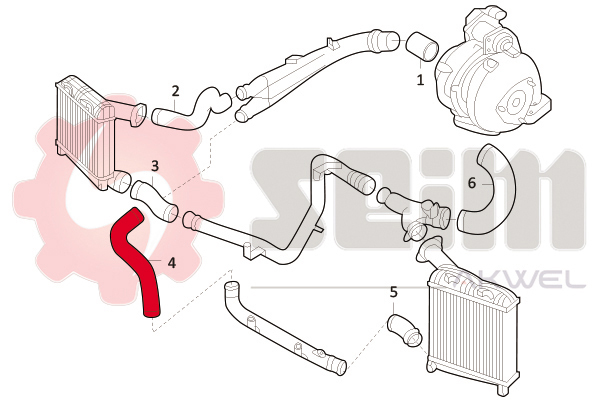 Seim Laadlucht-/turboslang 981705