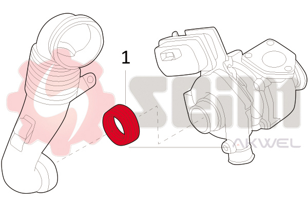 Seim Laadlucht-/turboslang 981707