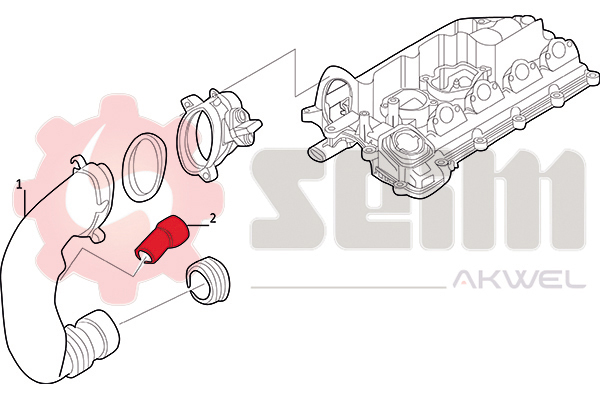 Seim Laadlucht-/turboslang 981711