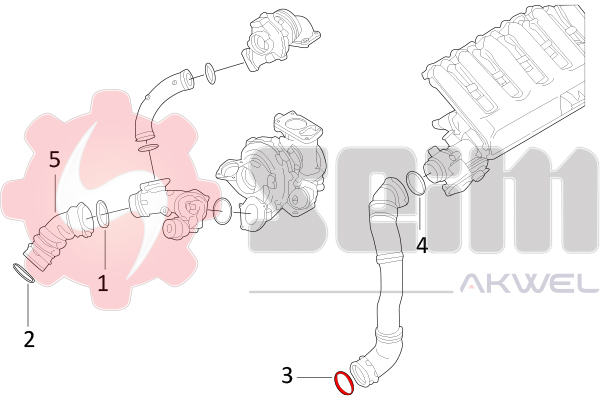 Seim Laadlucht-/turboslang 981713