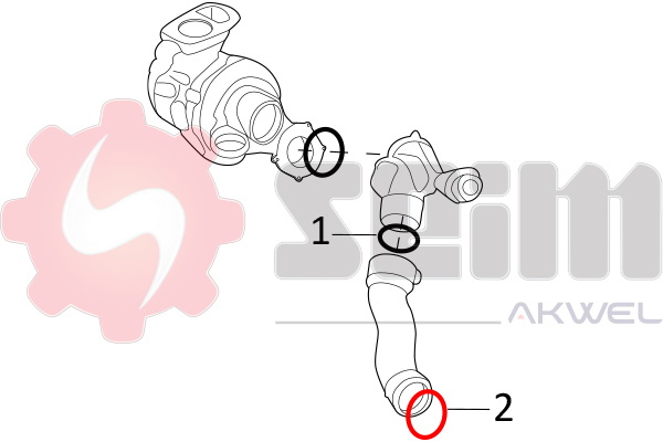Seim Laadlucht-/turboslang 981713