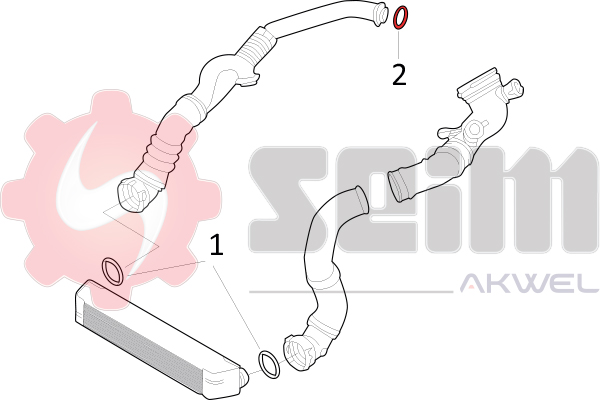 Seim Laadlucht-/turboslang 981713